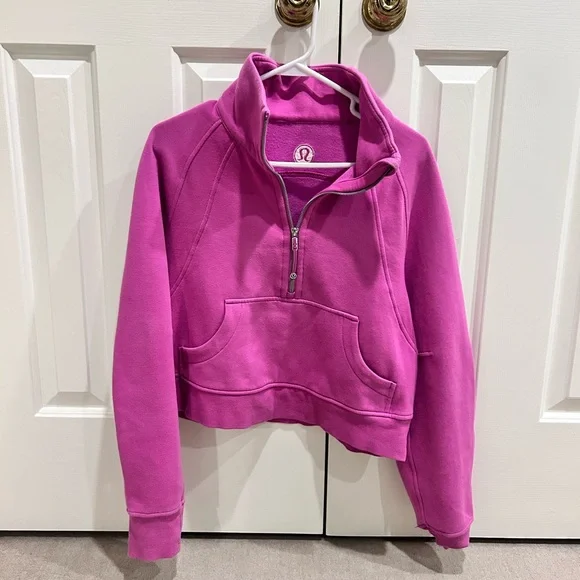 Lululemon Athletica Pink Half-Zip Pullover - Picture 1 of 3